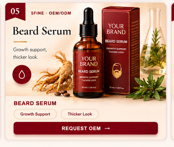 OEM Beard Serum — 5FINE private label OEM/ODM