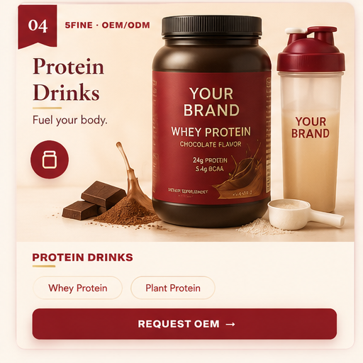 OEM Protein Drinks — 5FINE private label OEM/ODM