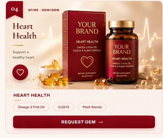 OEM Heart Health — 5FINE private label OEM/ODM