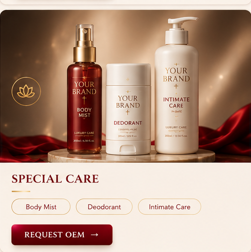 OEM Special Care — 5FINE private label OEM/ODM