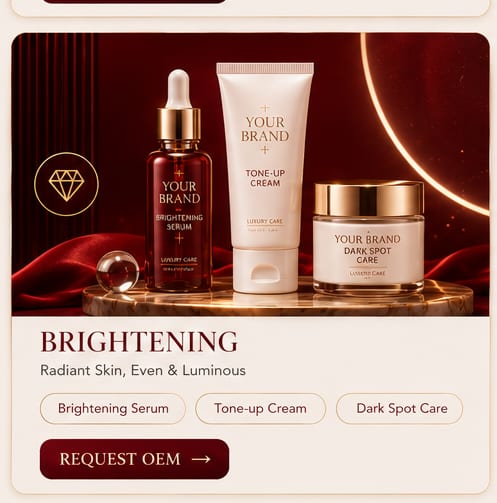 OEM Brightening — 5FINE private label OEM/ODM