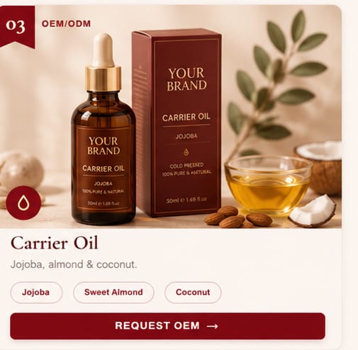 OEM Carrier Oil — 5FINE private label OEM/ODM