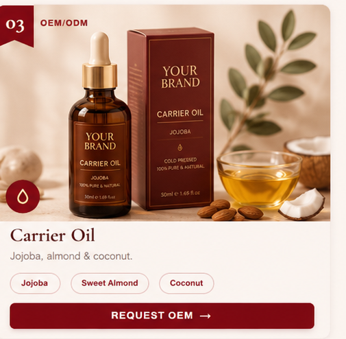 OEM Carrier Oil — 5FINE private label OEM/ODM