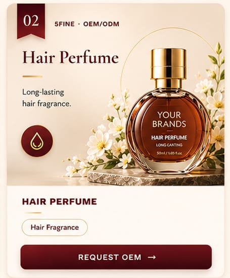 OEM Hair Perfume — 5FINE private label OEM/ODM