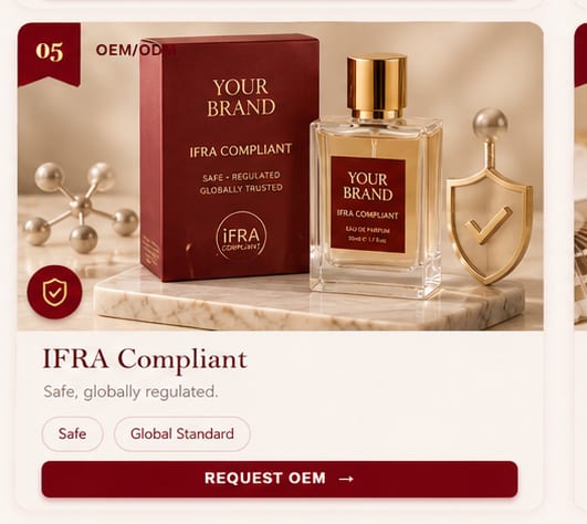 OEM IFRA Compliant — 5FINE private label OEM/ODM