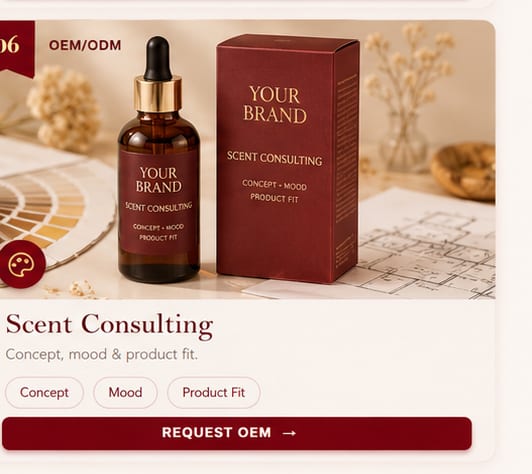 OEM Scent Consulting — 5FINE private label OEM/ODM