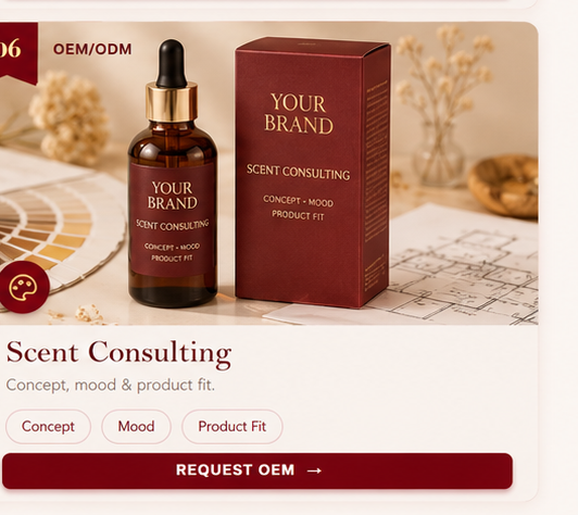 OEM Scent Consulting — 5FINE private label OEM/ODM