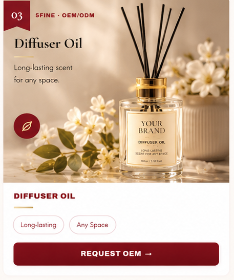 OEM Diffuser Oil — 5FINE private label OEM/ODM