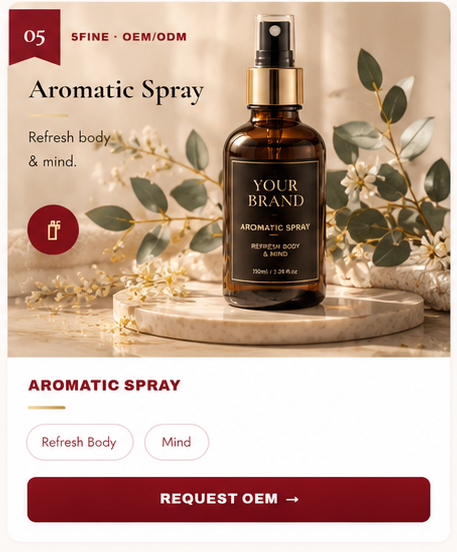 OEM Aromatic Spray — 5FINE private label OEM/ODM