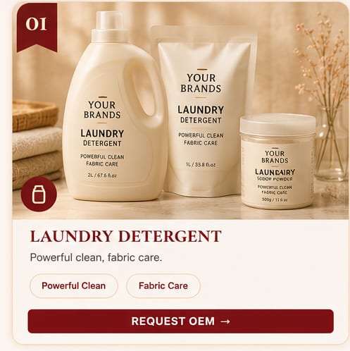 OEM Laundry Detergent — 5FINE private label OEM/ODM
