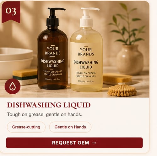 OEM Dishwashing Liquid — 5FINE private label OEM/ODM
