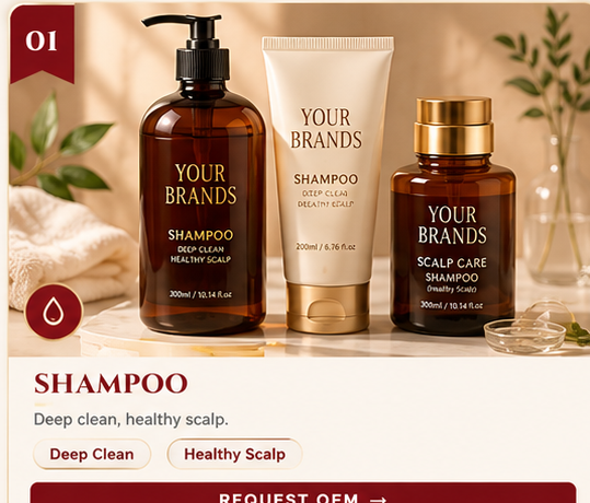 OEM Shampoo — 5FINE private label OEM/ODM