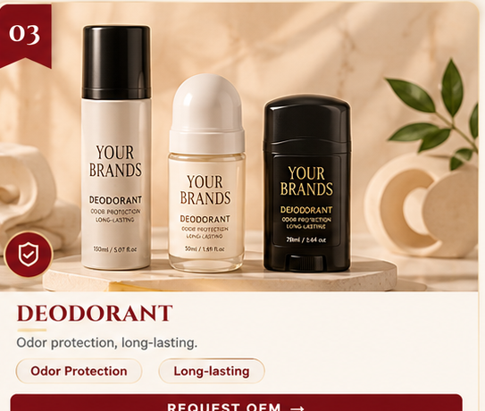 OEM Deodorant — 5FINE private label OEM/ODM