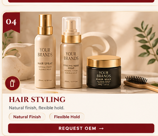 OEM Hair Styling — 5FINE private label OEM/ODM