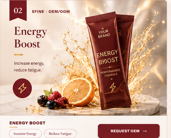 OEM Energy Boost — 5FINE private label OEM/ODM