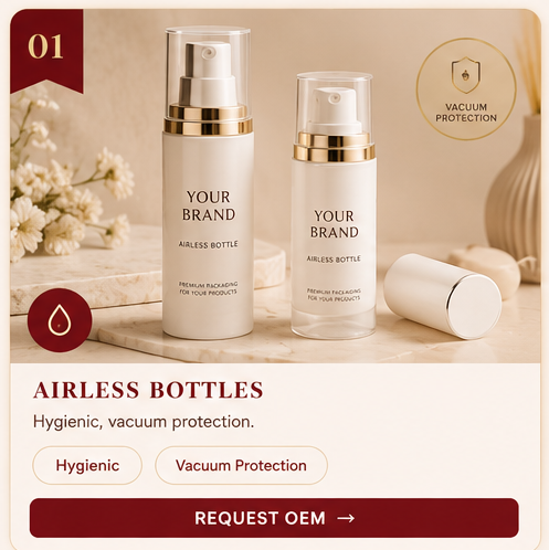 OEM Airless Bottles — 5FINE private label OEM/ODM