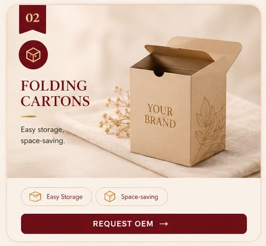 OEM Folding Cartons — 5FINE private label OEM/ODM