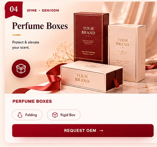 OEM Perfume Boxes — 5FINE private label OEM/ODM