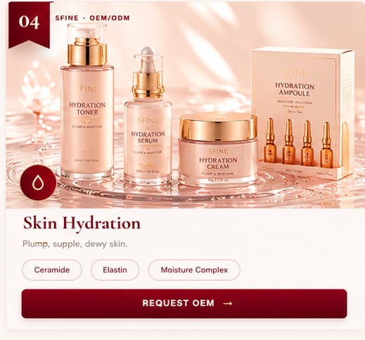 OEM Skin Hydration — 5FINE private label OEM/ODM