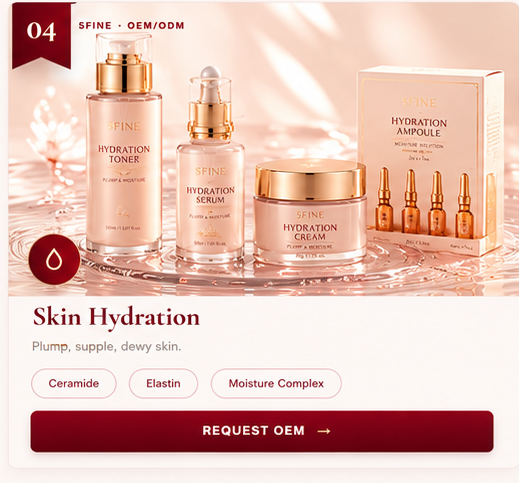 OEM Skin Hydration — 5FINE private label OEM/ODM