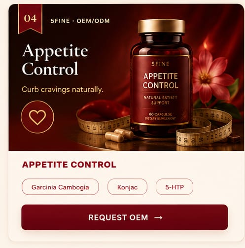 OEM Appetite Control — 5FINE private label OEM/ODM