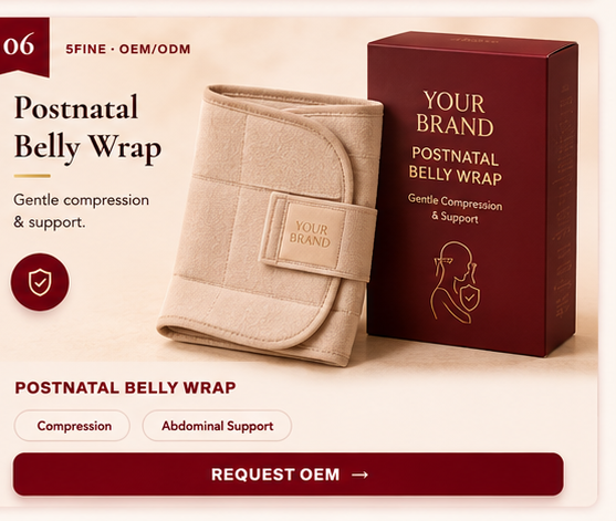 OEM Postnatal Belly Wrap — 5FINE private label OEM/ODM